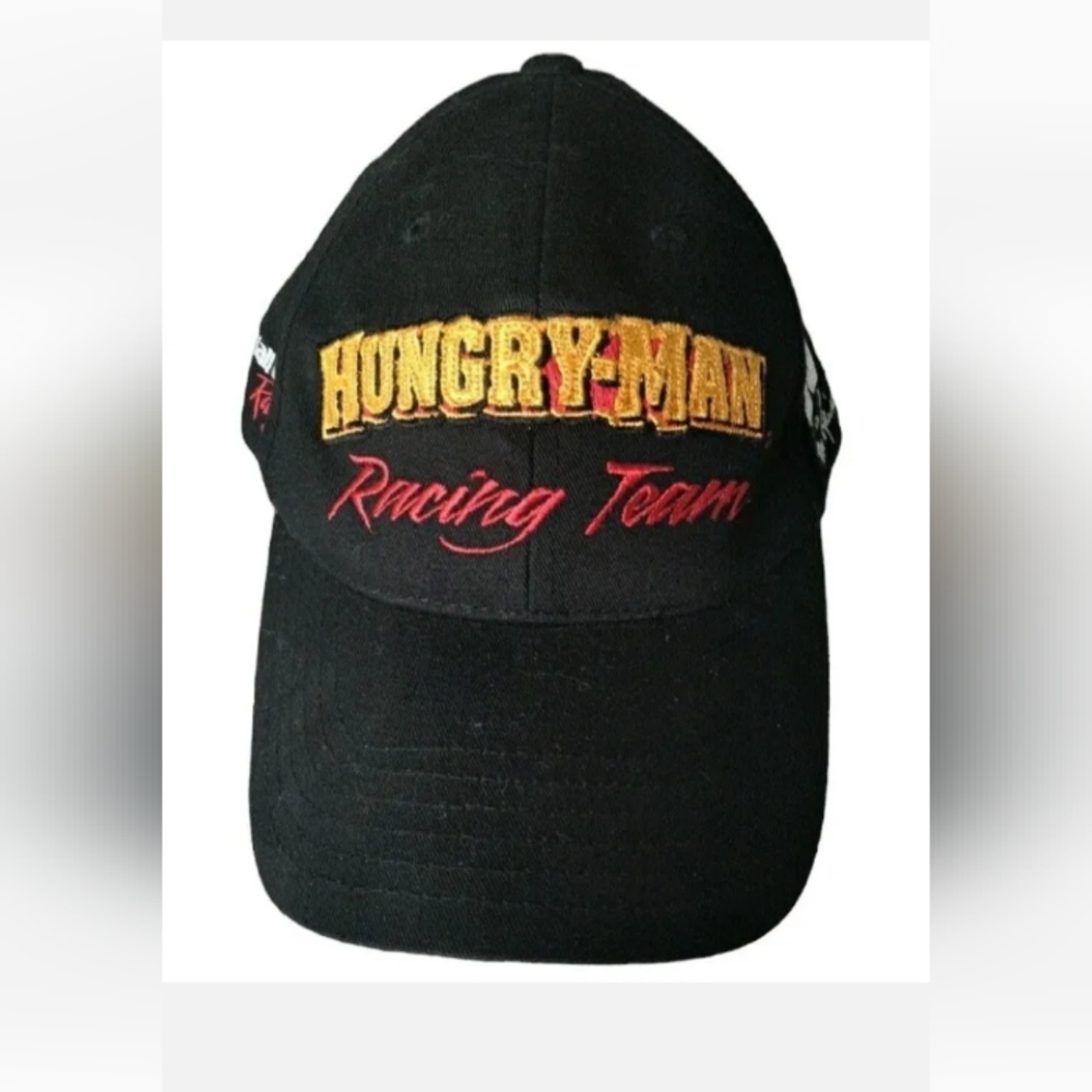 NASCAR Black Tony Raines #96 Baseball Hat Hungry Man-Hall of Fame racing…